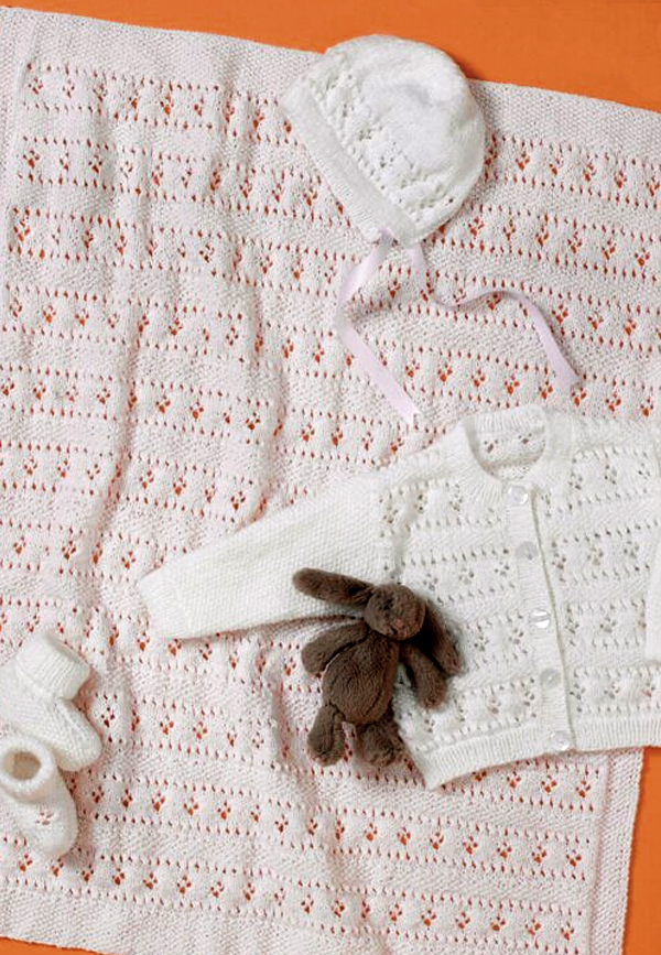 Baby Layette Knitting Pattern