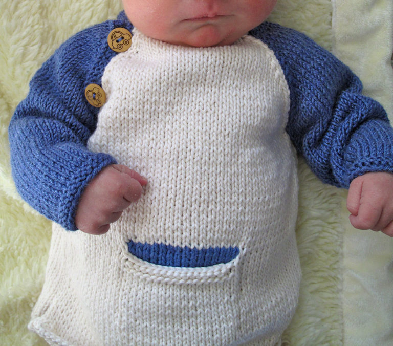 Free Knitting Pattern for Baby Baseball Tee With Mittens