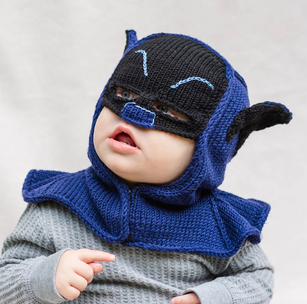 Knitting Patterns for Baby Bat Cowl 