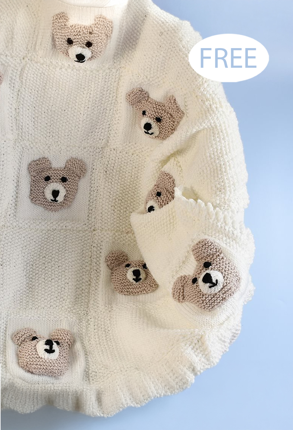  Free Baby Bear Blanket Knitting Pattern