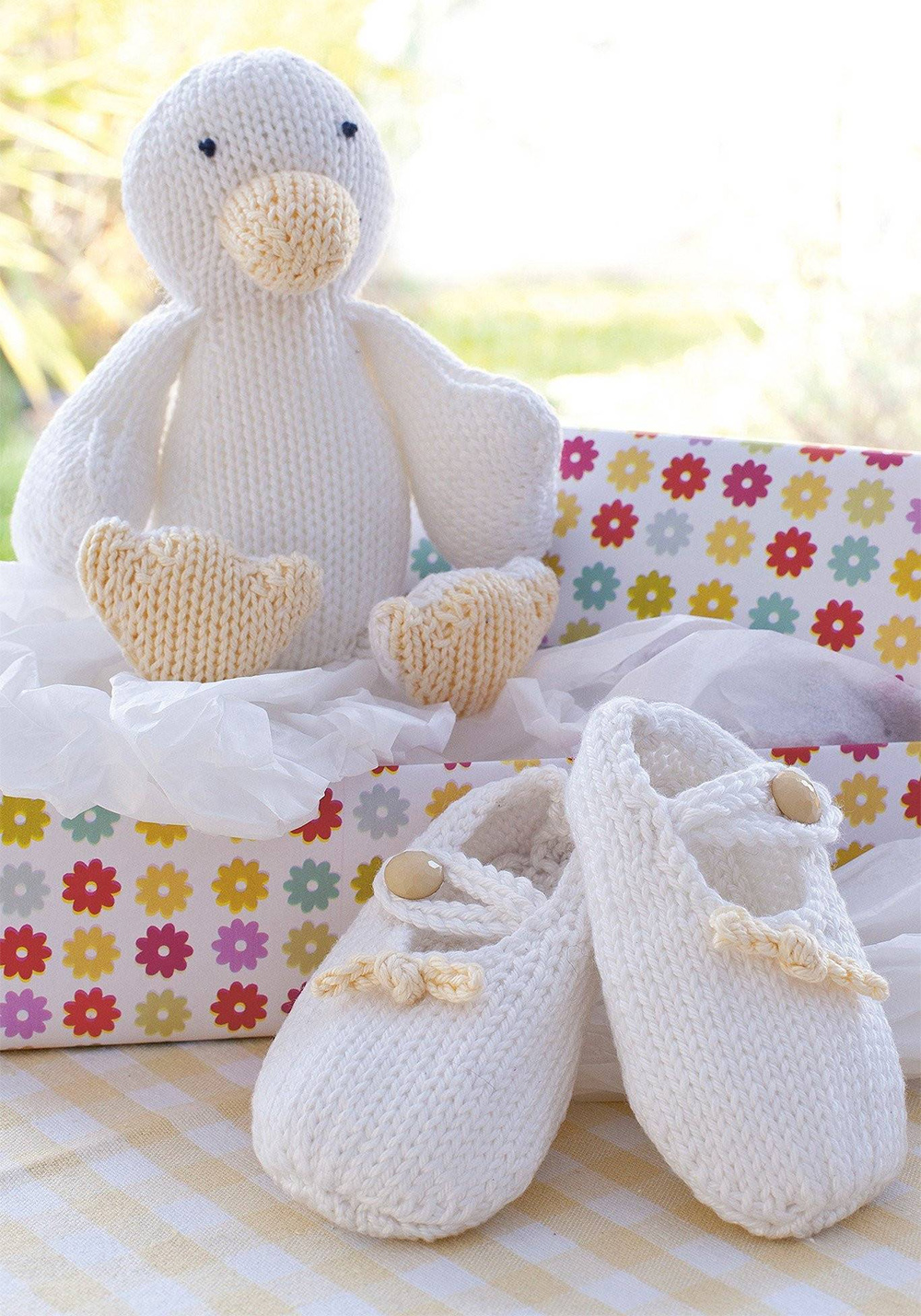 Baby Booties And Duck Knitting Pattern