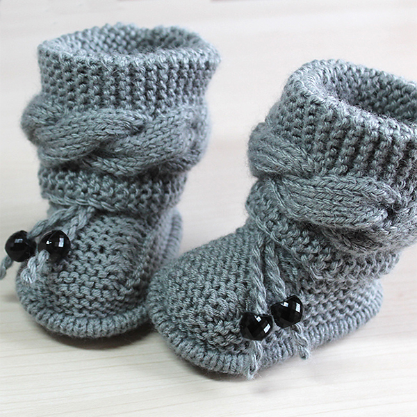 Baby Booties Knitting Patterns - In the 