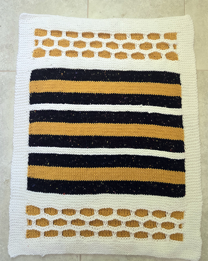 Free Knitting Pattern Baby Bumble Blanket 