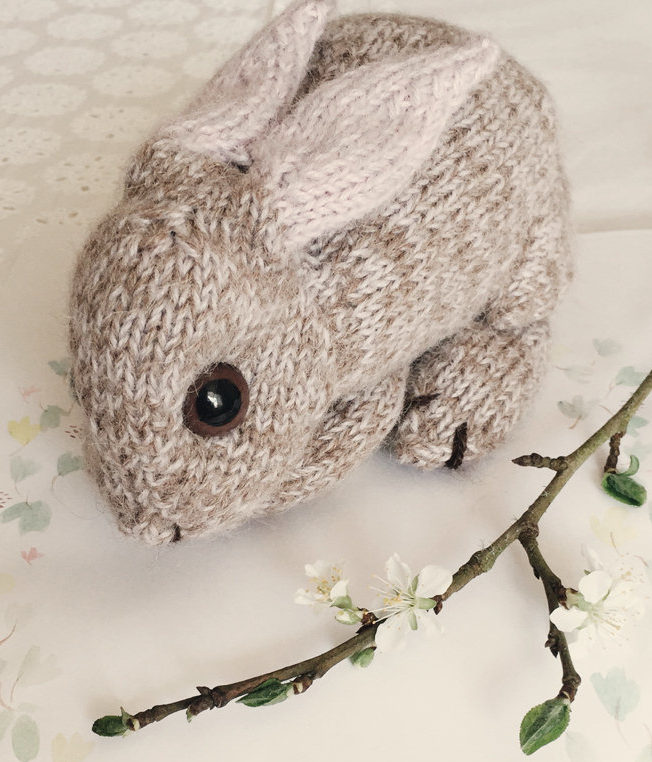 Knitting Pattern for Baby Bunny