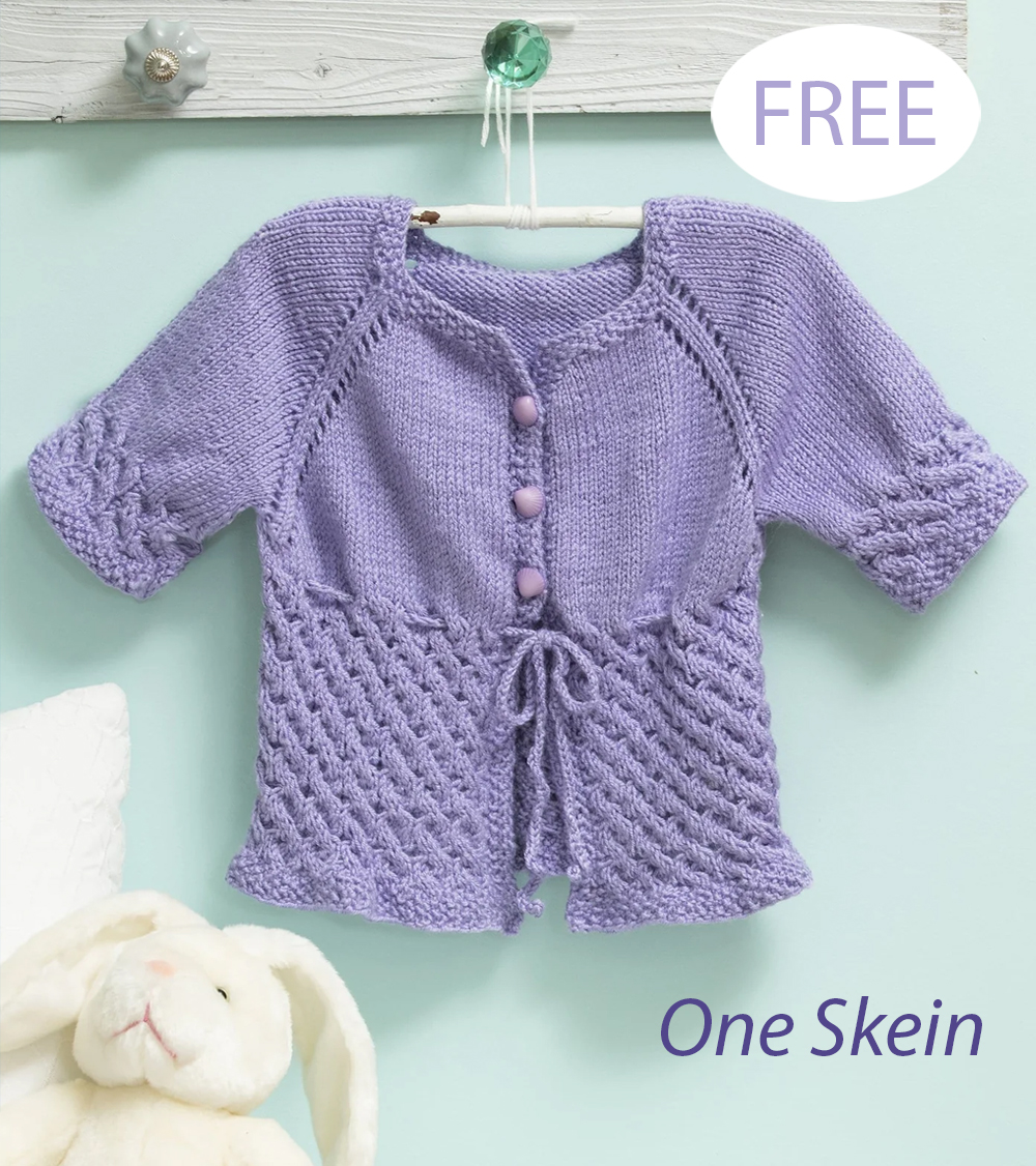 Free Baby Cardigan Knitting Pattern Baby Cabled Cardi