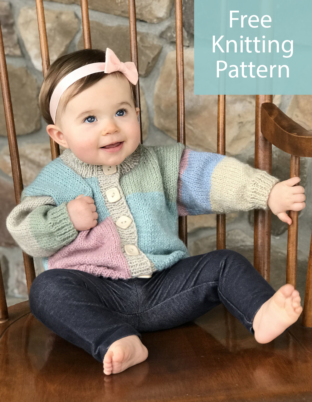 Free Baby Sweater Knitting Pattern Baby Cardigan F825