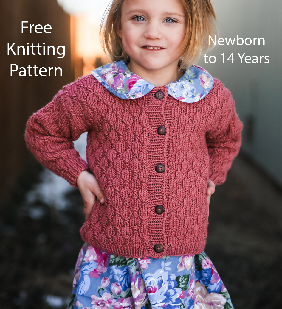 Free Baby and Child Sweet Girl Shirt Knitting Pattern