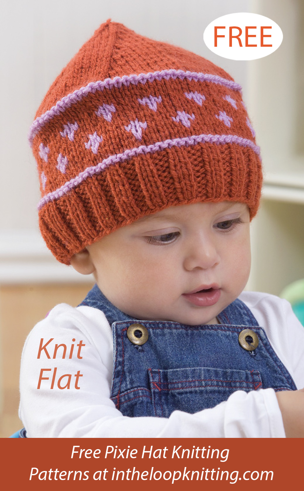 Free Baby Fair Isle Hat Knitting Pattern