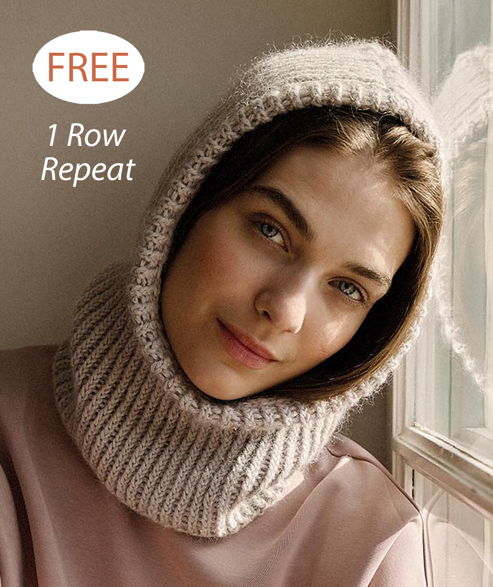 Free Cable Cove Balaclava Knitting Pattern