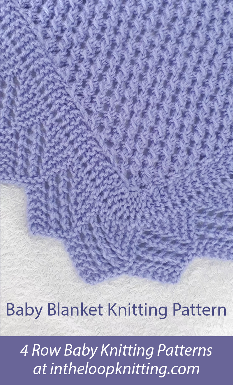 Baby Love Pram and Cot Blanket Knitting Pattern