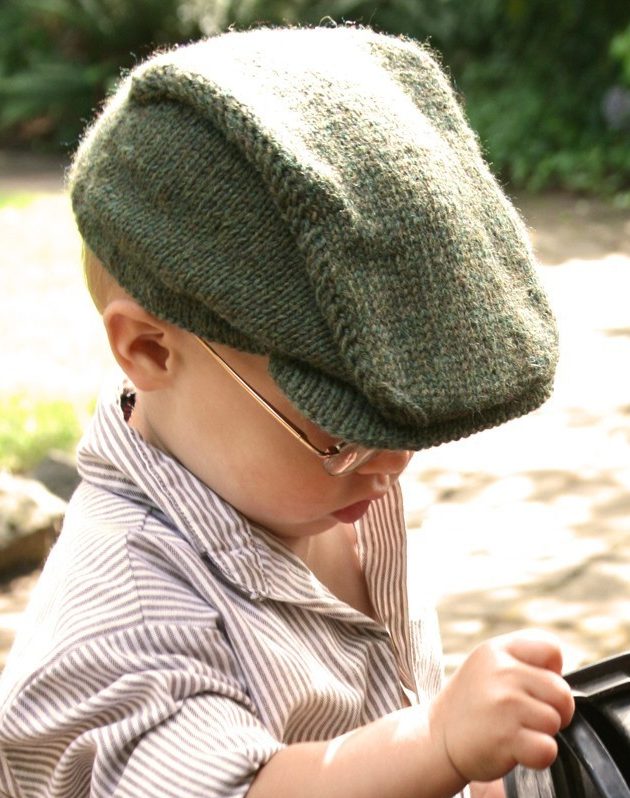 Knitting Pattern for Baby Newsie Cap