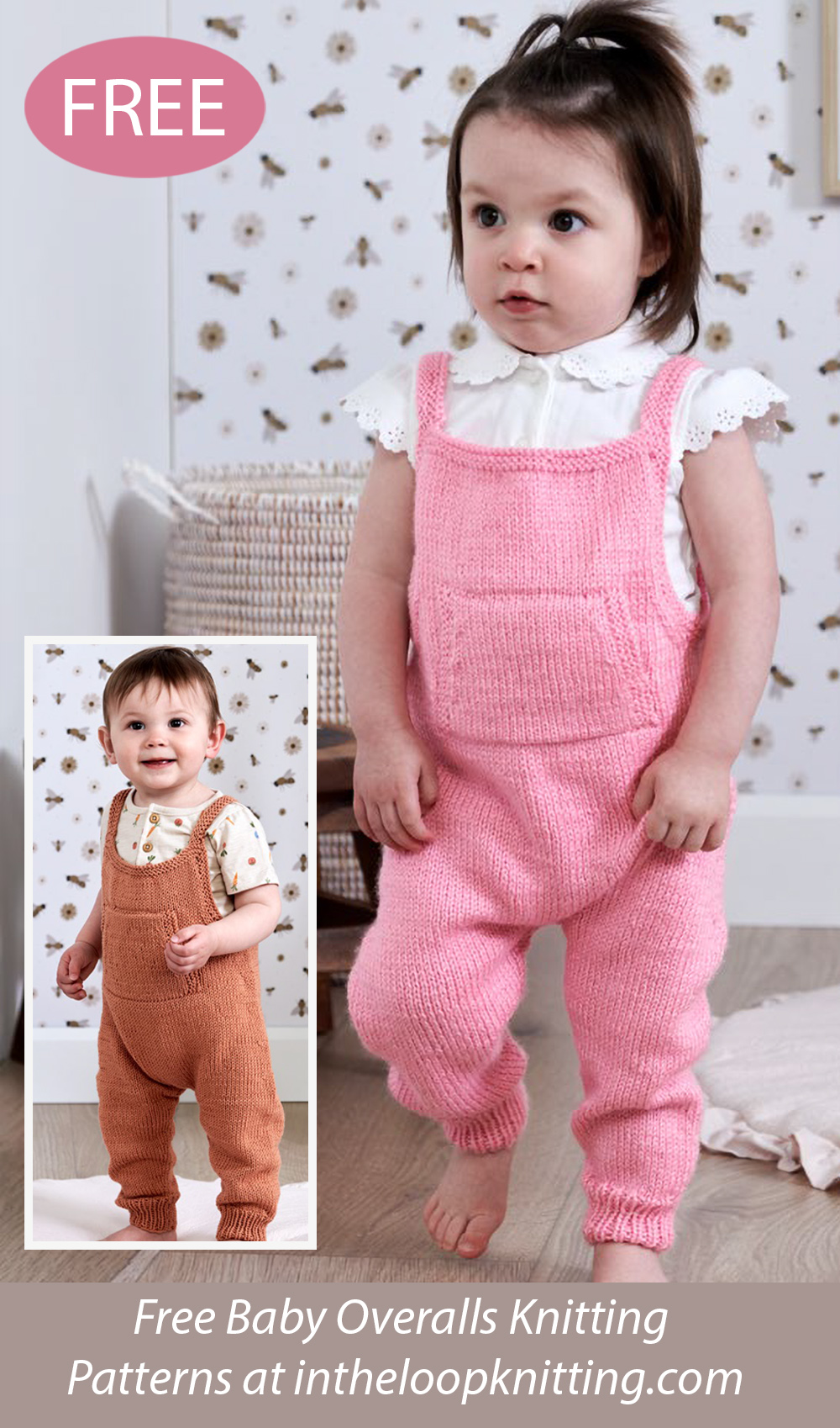Free Baby Overalls Knitting Pattern