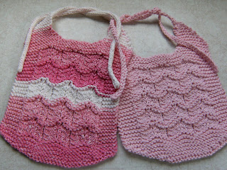 Baby Ripples free knitting pattern for lace baby bib and more free baby bib knitting patterns