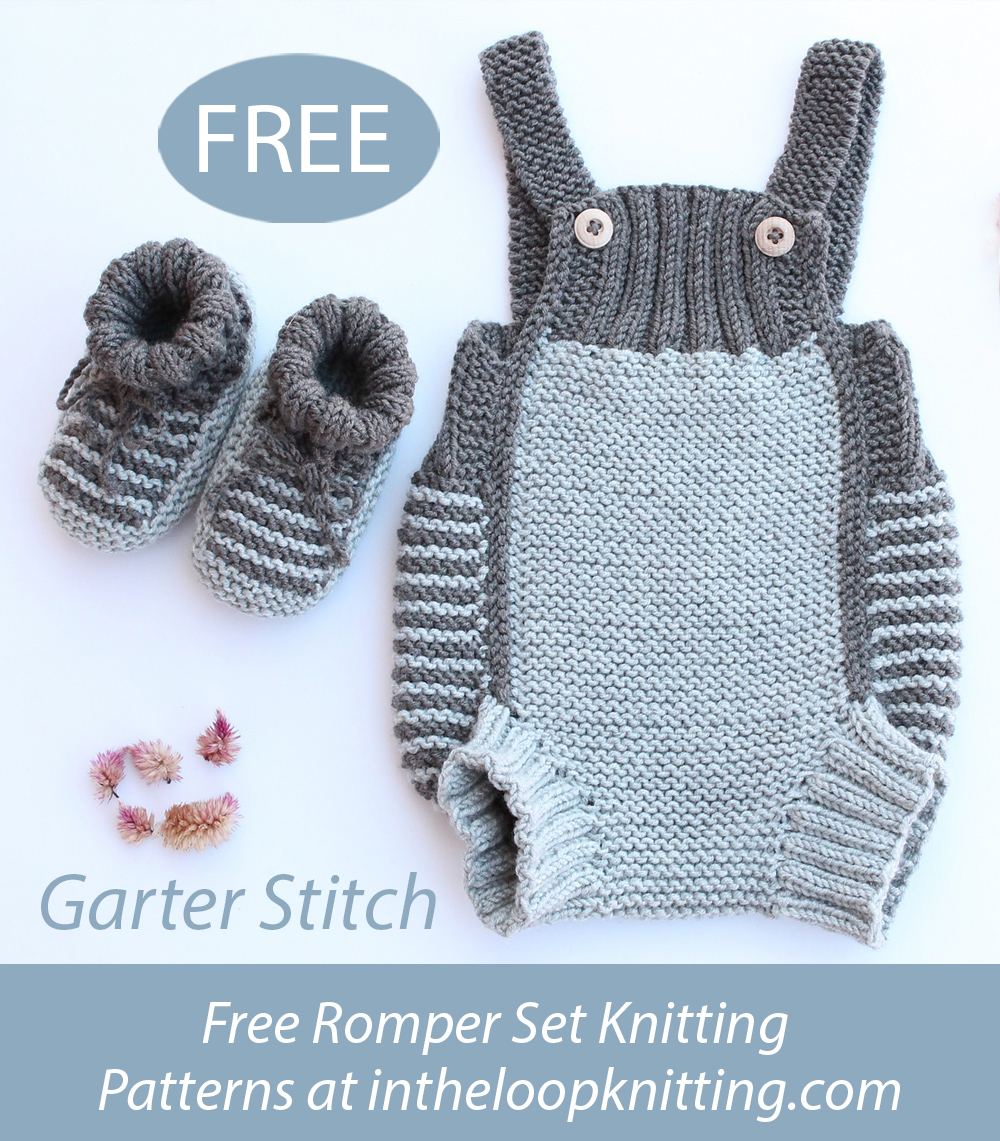 Free Baby Selmer Onesie and Booties Knitting Pattern 