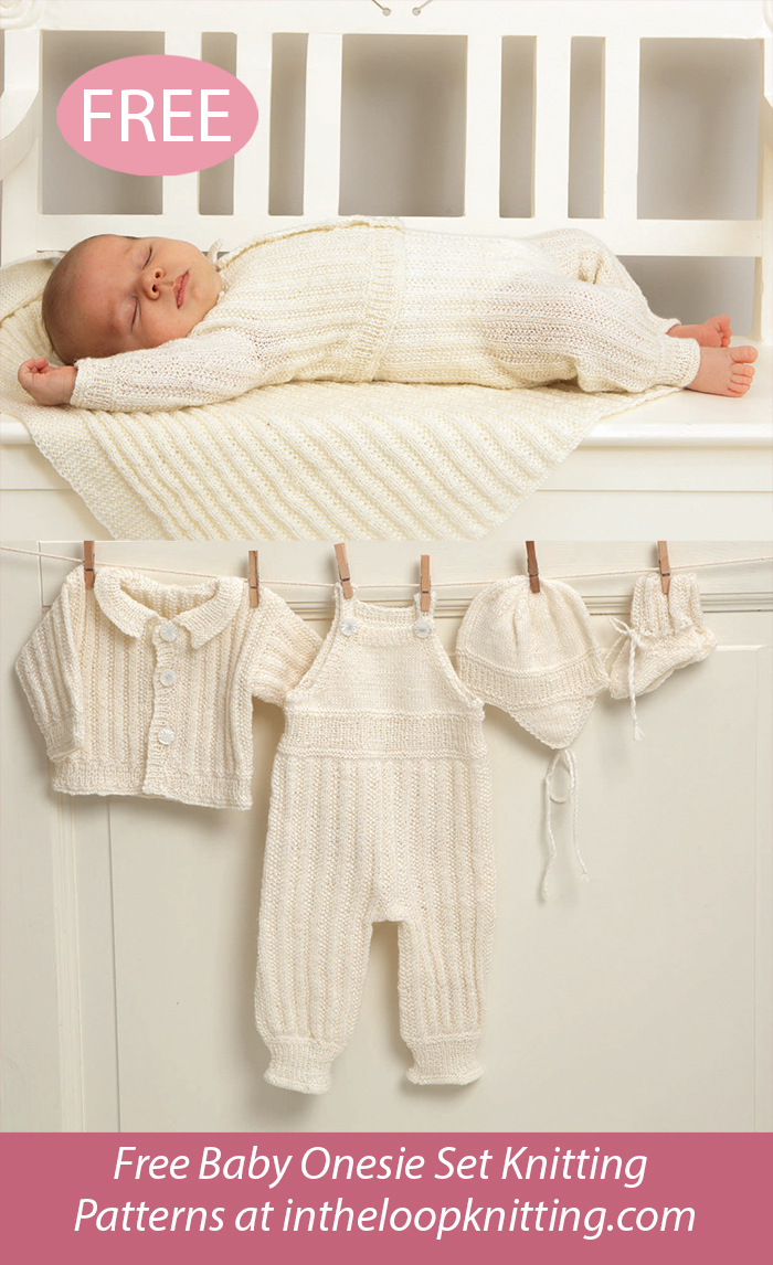 Free Baby Layette Set Knitting Pattern