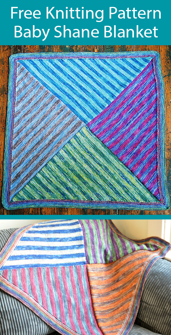 Free Knitting Pattern for Baby Shane Blanket