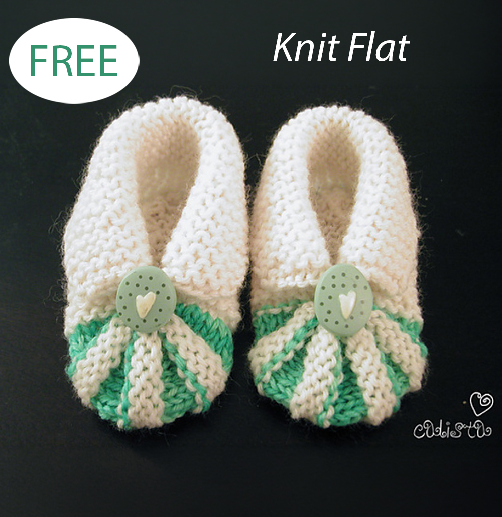 Free Baby Shoes Baby Booties Knitting Pattern