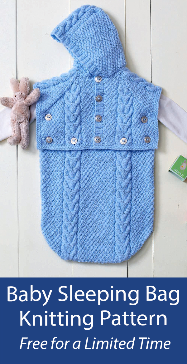 Free Baby Cocoon Knitting Pattern Baby Sleeping Bag Hayfield 4835