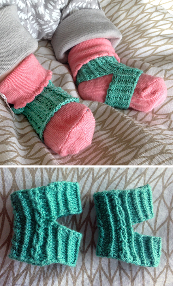 seamless baby booties