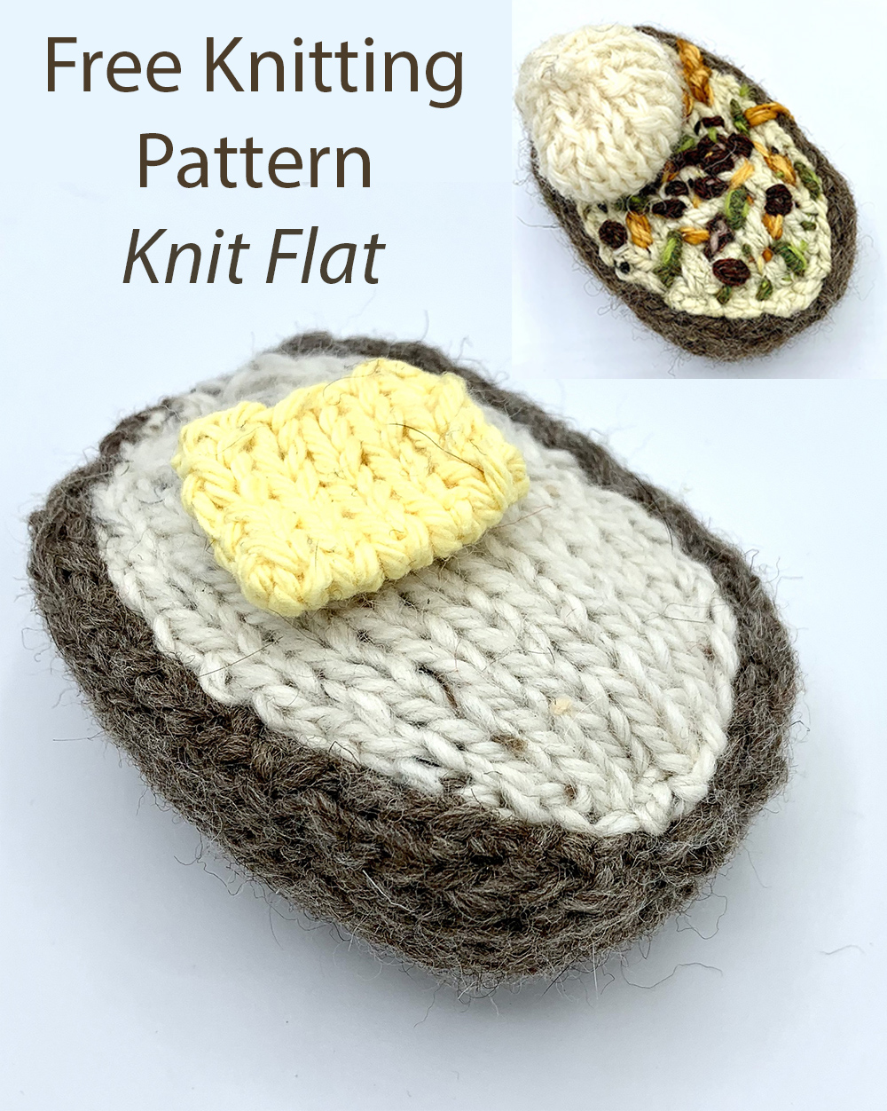 Free Knitting Pattern Baked Potato