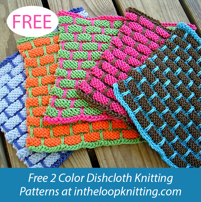 Free Ballband Dishcloth Knitting Pattern 