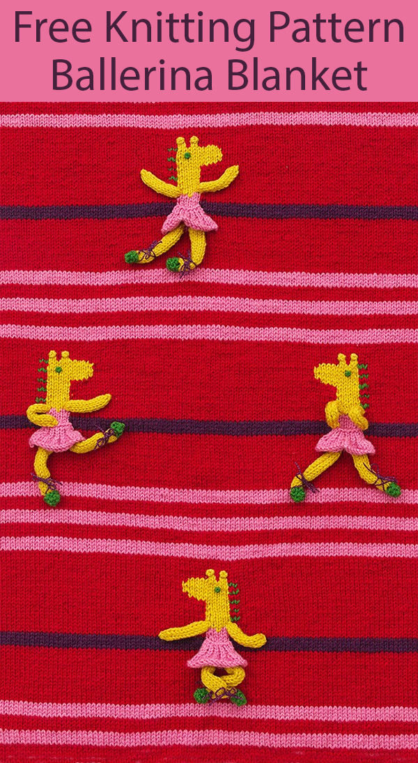Free Knitting Pattern for Ballerina Throw