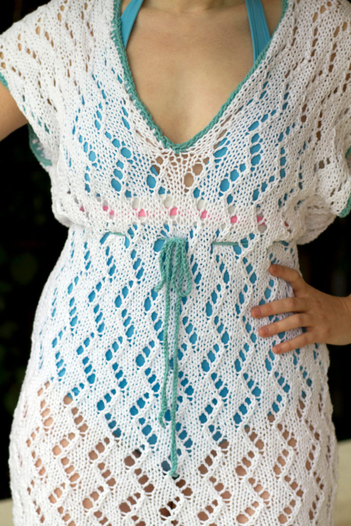 Knitting Pattern for Balos Beach Cover Up