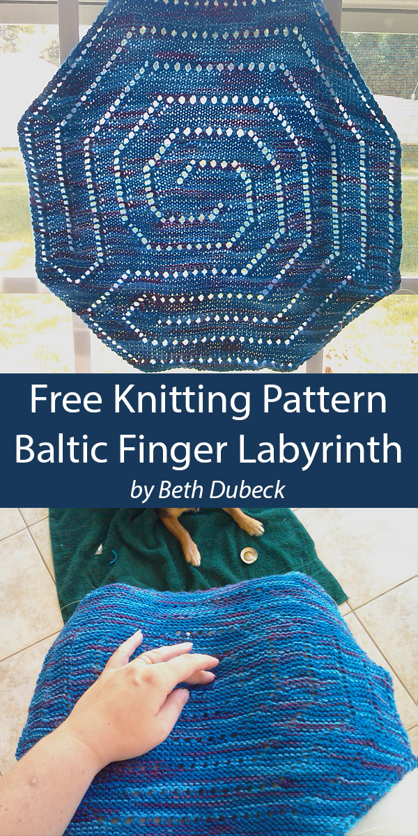 Baltic Finger Labyrinth Free Knitting Pattern