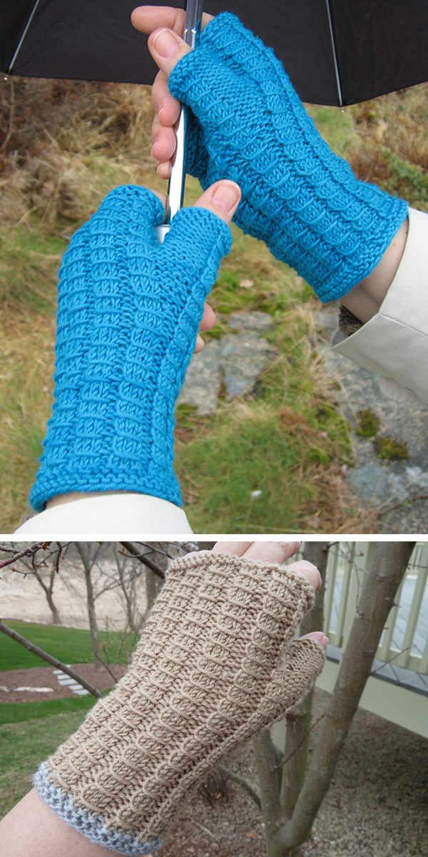 Knitting Pattern for Bamboo Thicket Mitts