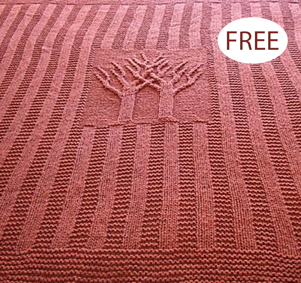 Free Dish Cloth Knitting Pattern Banyan Tree Dishcloth or Afghan Block