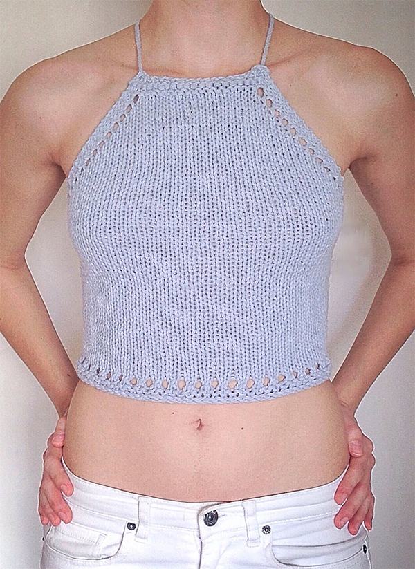 Free Knitting Pattern for Festival Top