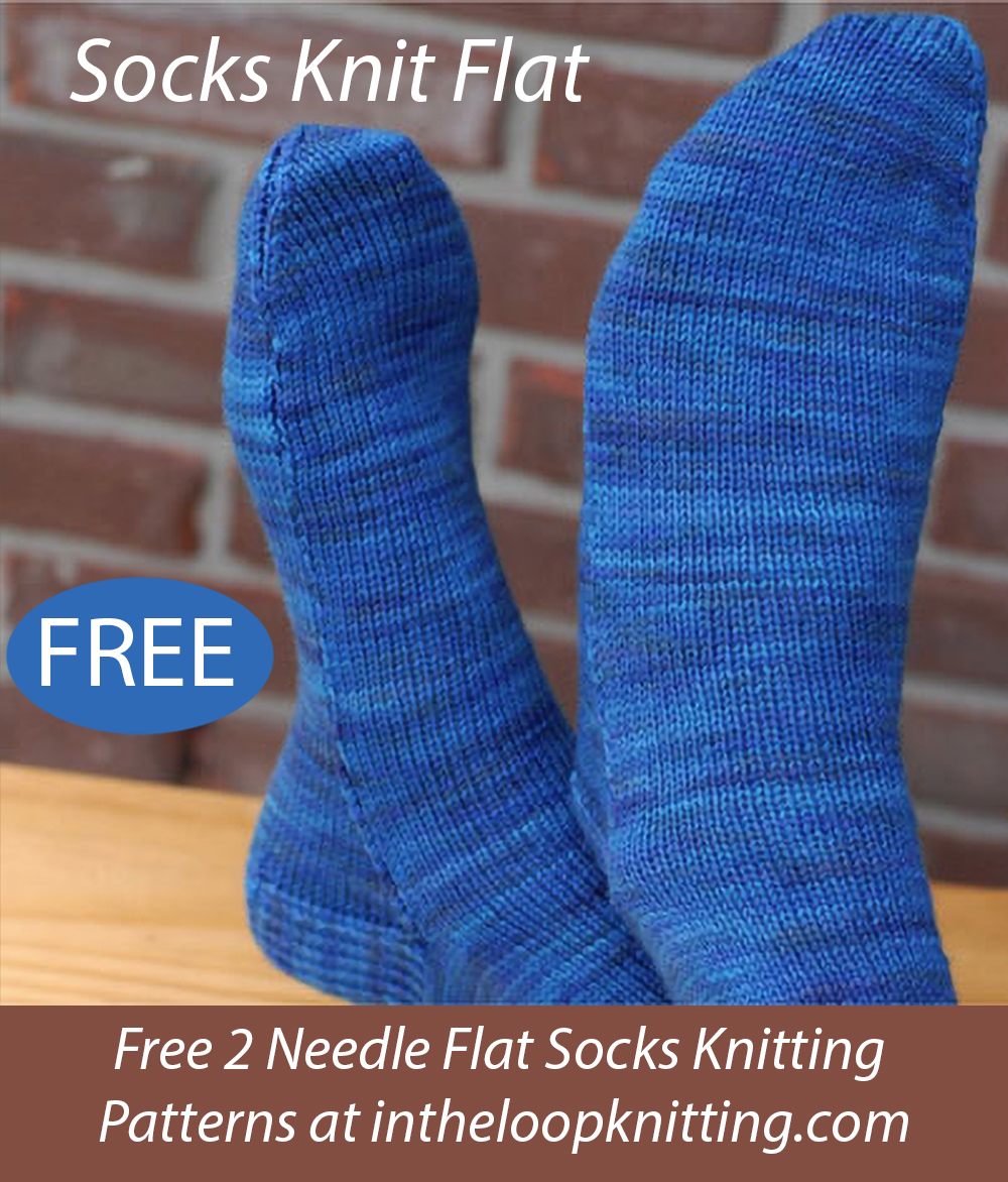 Knit Boot Socks, Step - By - Step Tutorial and Free Pattern Download