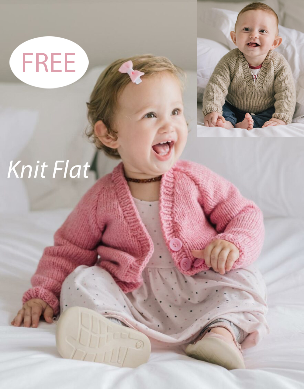 Baby's Aran Jacket Cardigan Free Knitting Pattern