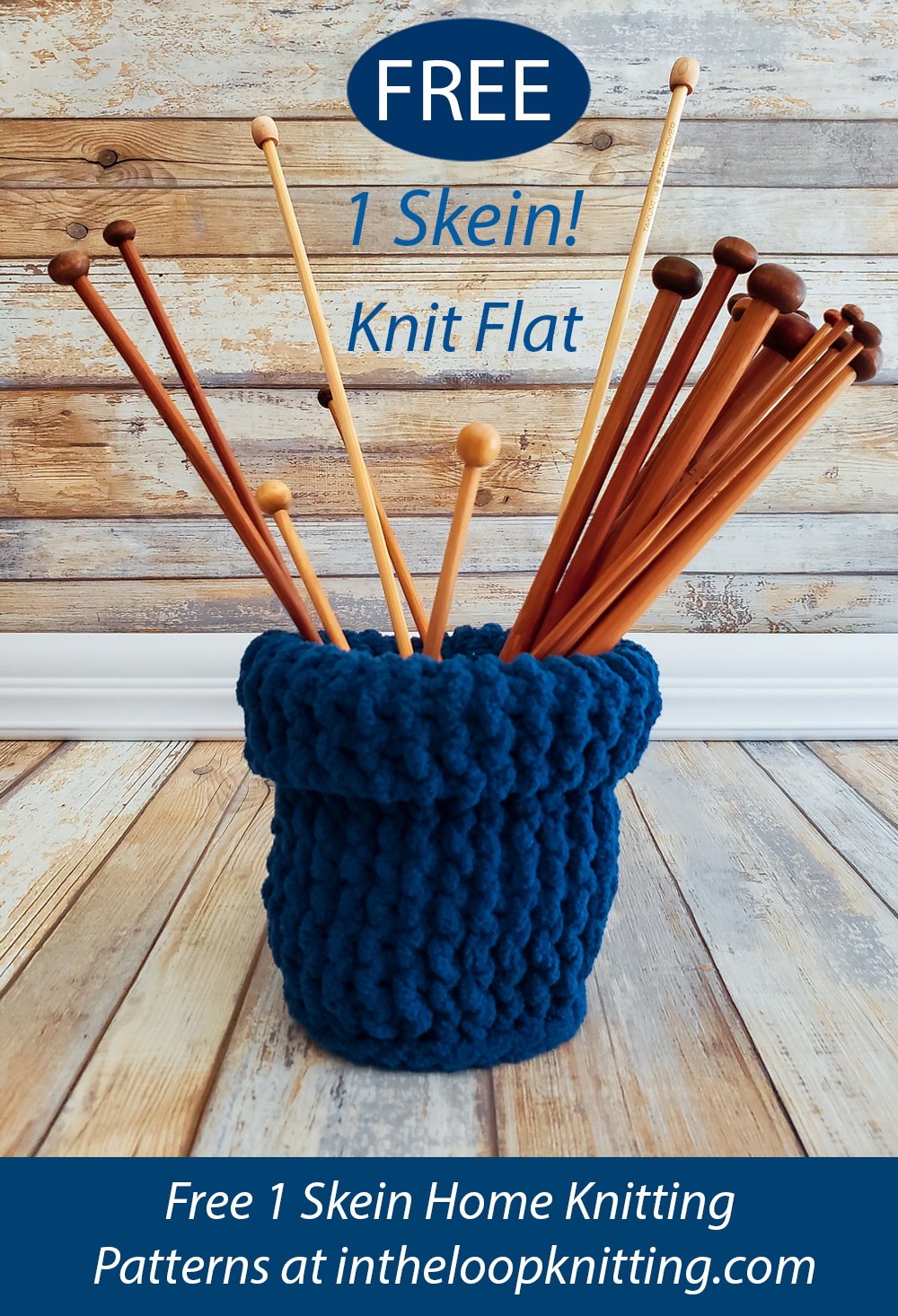 Free One Skein Basket Knitting Pattern