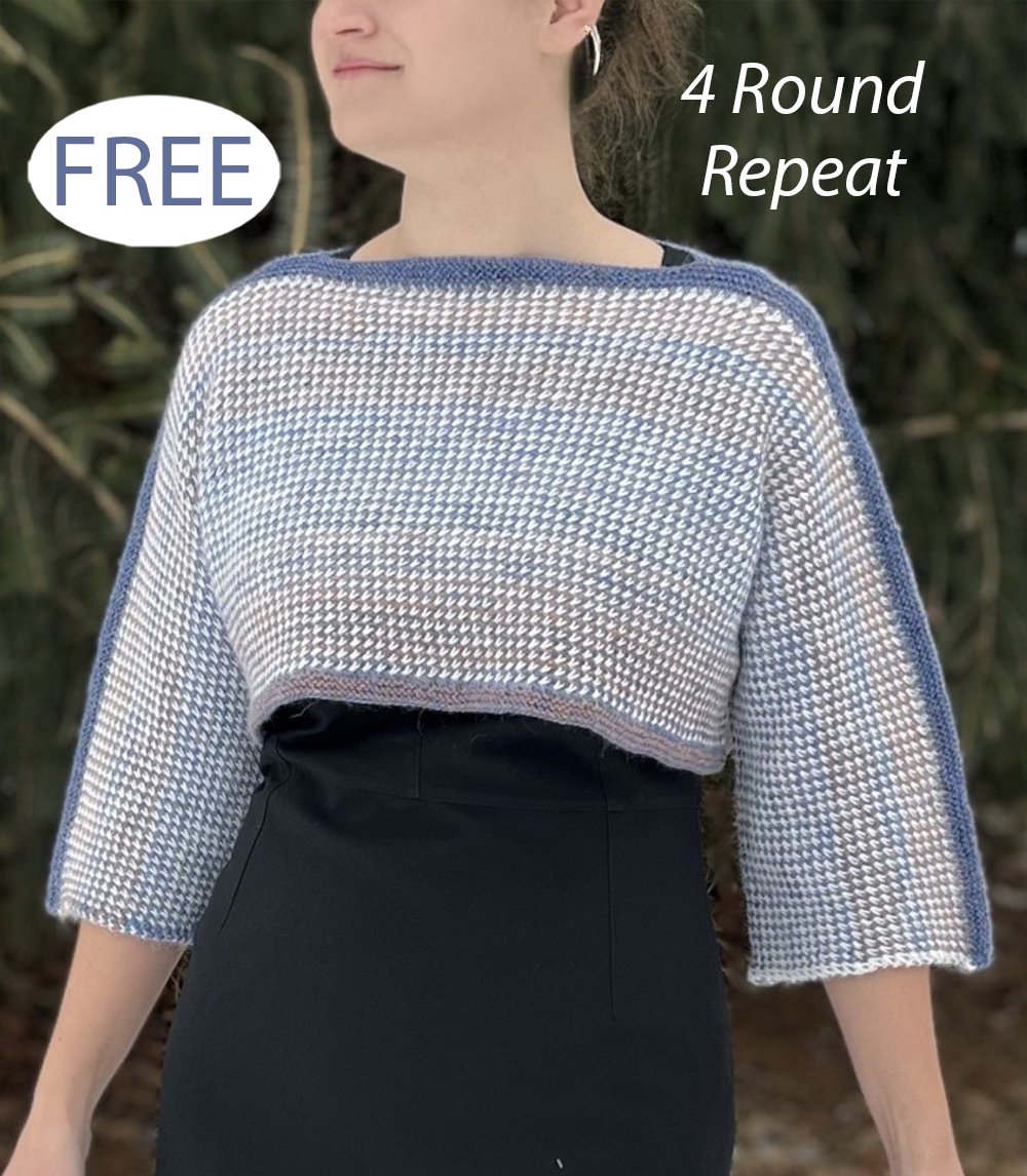 Free Basketweave Bolero Shrug Knitting Pattern