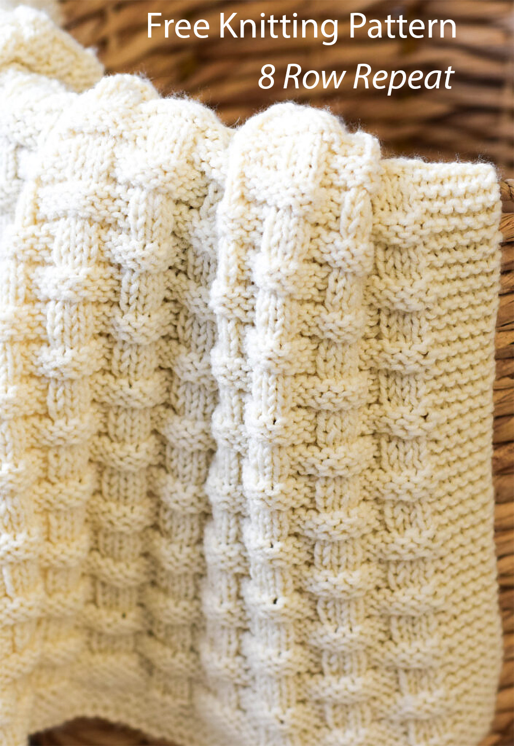 Free Baby Basketweave Snuggles Knitting Pattern