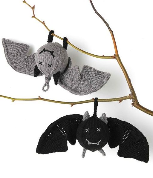 Free Knitting Pattern for Bat Toys