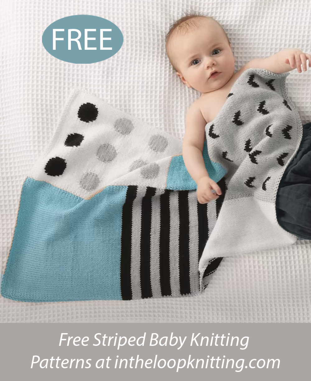 Free Baby Beatrixe Jacquard Blanket Knitting Pattern