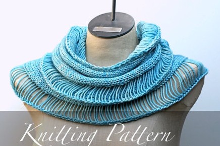 Silk Rope Summer Cowl - Digital Pattern Download