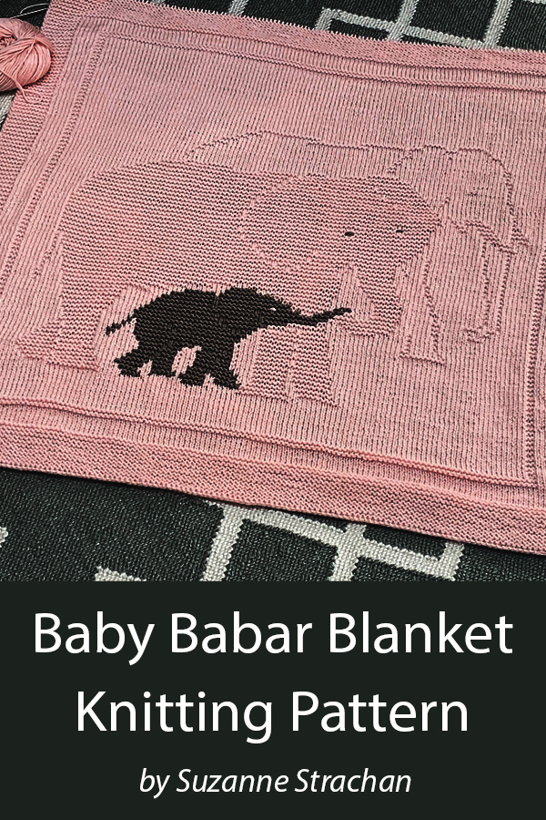 Elephant Baby Blanket Knitting Pattern Bébé Babar Blanket