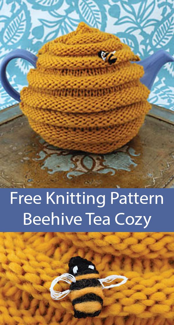 Beehive Teapot Cozy Free Knitting Pattern