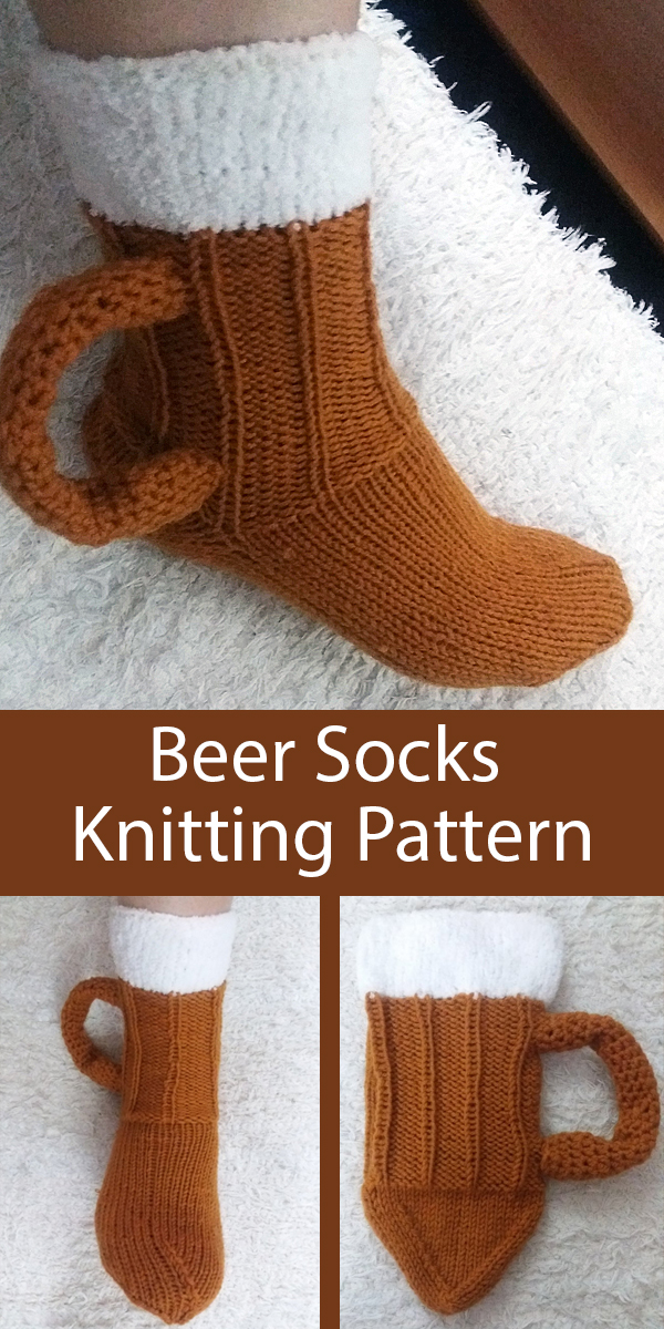 Knitting Pattern for Beer Socks