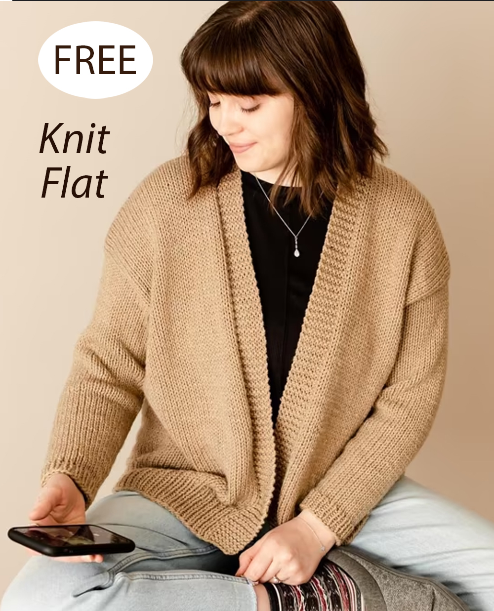 Free Knitting Pattern Beginner Cardigan