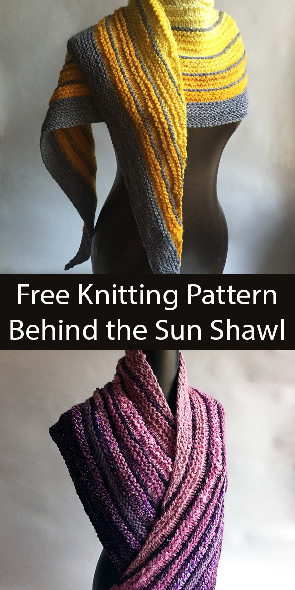 Free Behind the Sun Shawl Knitting Pattern
