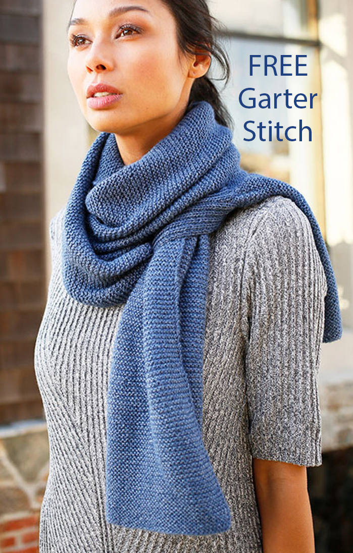 Free Beignet Keyhole Scarf Knitting Pattern
