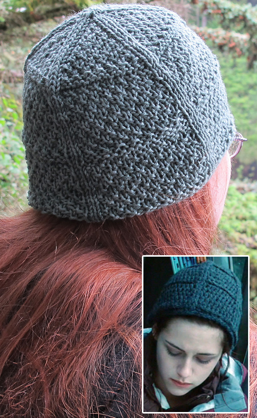 Free Knitting Pattern for Twilight - Bella La Push Hat