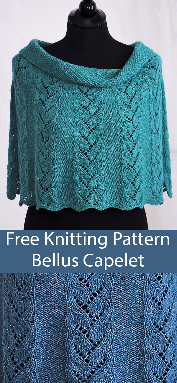 Capelet Knitting Patterns In the Loop Knitting