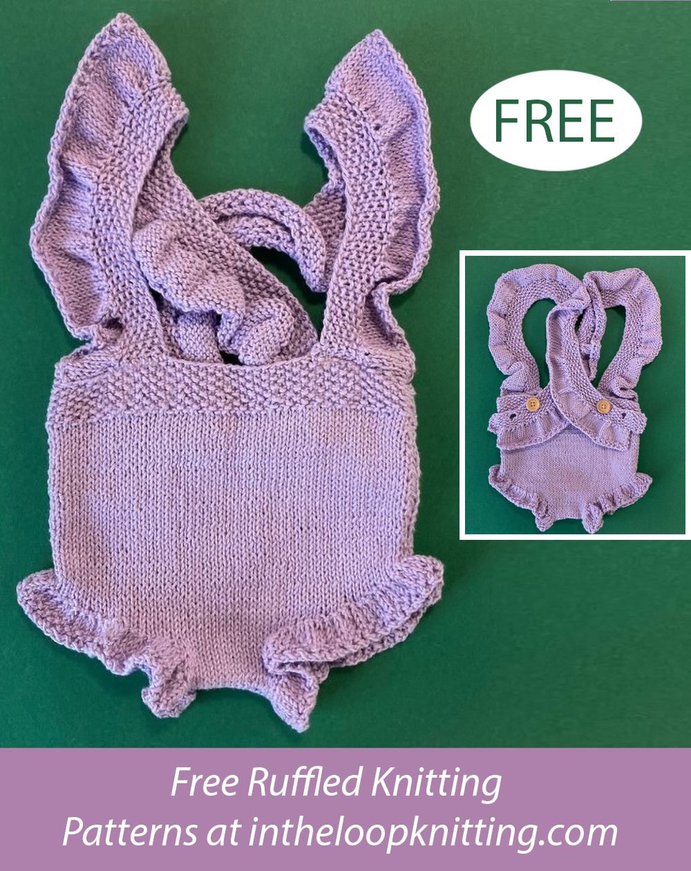 Free Baby Rompers Knitting Pattern Benni Bloomers