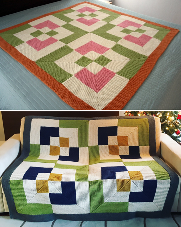 Free Knitting Pattern for Bento Box Blanket