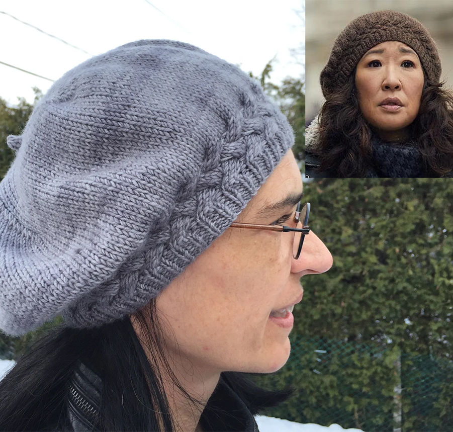 Knitting Pattern for Killing Eve Eve Polastri’s Hat